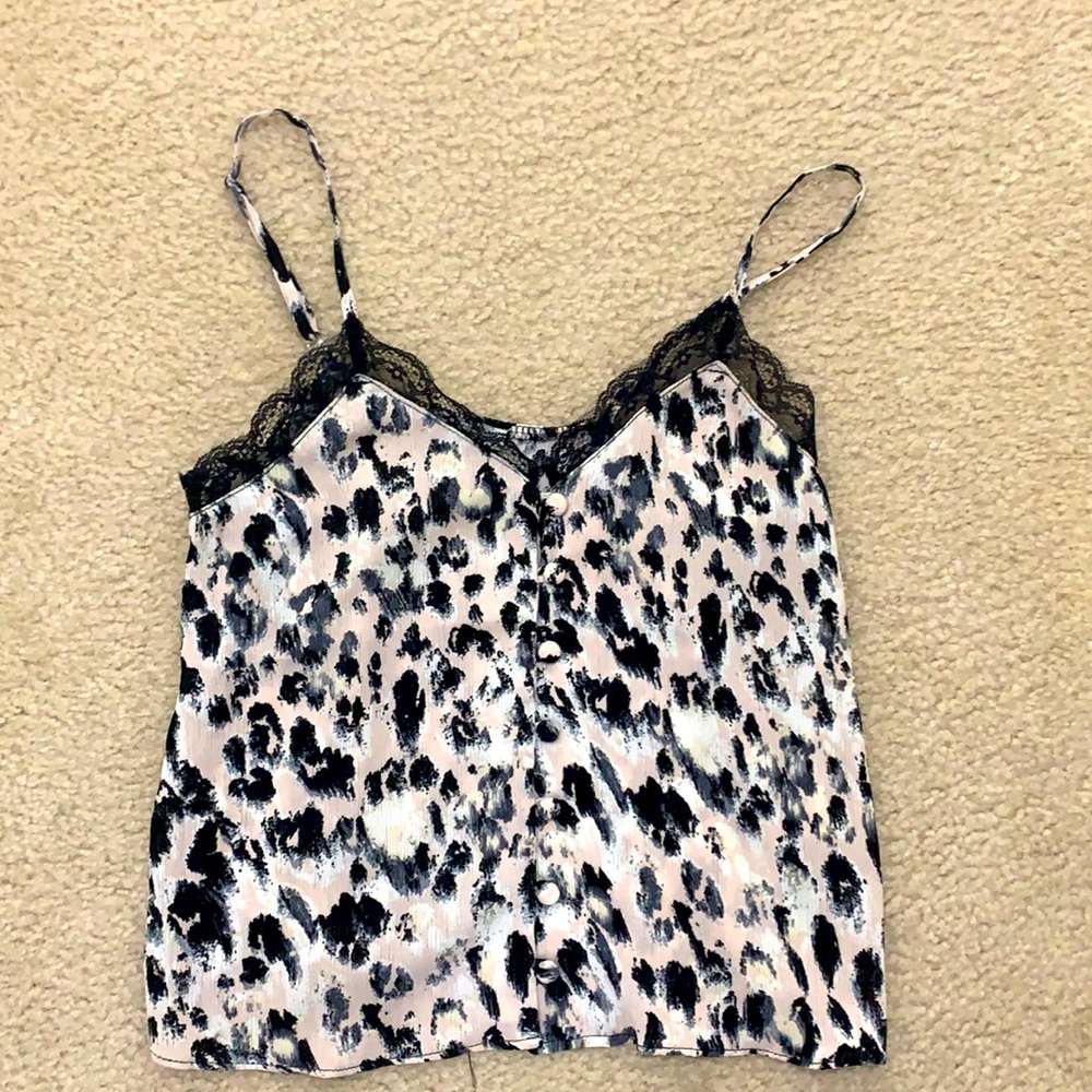 Cheetah tank top